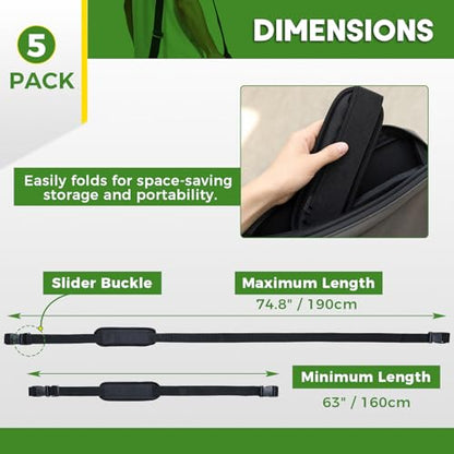 NATGAI 5 Pack Adjustable Carrying Straps for Camping Chair