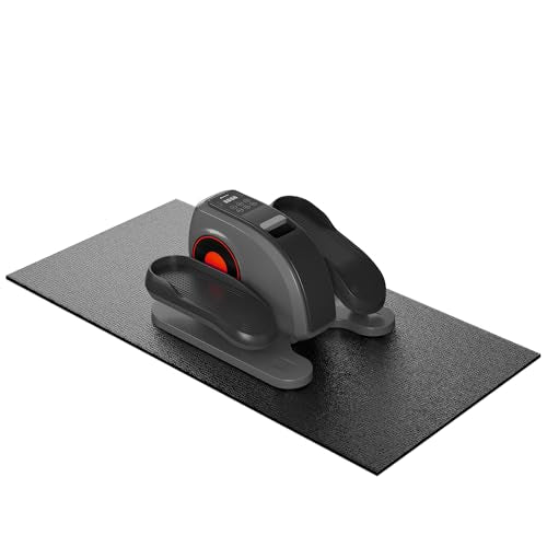 GymCope Treadmill Mat for Hardwood Floor Carpet 7'x3'/6'x3'/6'x2.5'/4'x2' - color: 48"x24"x6mm-black