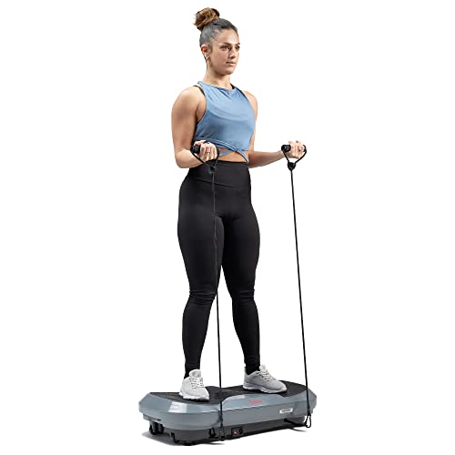 Sunny Health & Fitness 2D/3D Vibration Platform Exercise Machine w/ Remote - size: 3D