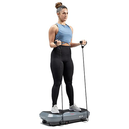 Sunny Health & Fitness 2D/3D Vibration Platform Exercise Machine w/ Remote - size: 3D