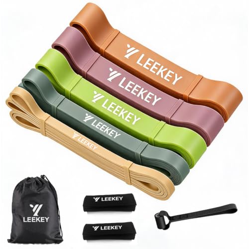 Resistance Bands for Pull Up Assist, Stretch Bands & Exercise Workout Set - color: 5-125LBS ORANGE+GRIP
