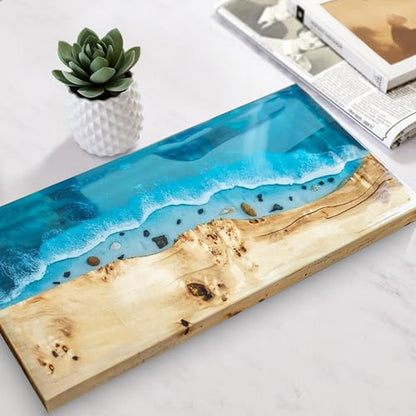 Extra Large Epoxy Resin Mold 22.63x11.81x1.38in, Reusable Resin Molds | for River Table, Coffee Table, Trays, Cutting Boards, DIY Resin Art