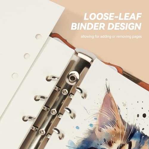 Lightwish Watercolor Sketchbook,100% Cotton Acid Free Watercolor Journal,300gsm/140lb Cold Press Watercolor Paper for Artists,Adults,Students,20 Sheets,5.8 * 8.2 Inches Paper - color: Leather Strap Brown