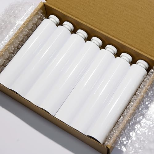 Empty Oil Paint Tube with Needle Cap (40ml, 7 Pack), Unsealed Aluminum Tube for Storing Paints Acrylics, Gouaches, Watercolors, Oils and Other Kinds of Paints