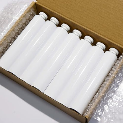 Empty Oil Paint Tube with Needle Cap (40ml, 7 Pack), Unsealed Aluminum Tube for Storing Paints Acrylics, Gouaches, Watercolors, Oils and Other Kinds of Paints
