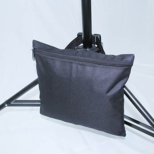 2 Packs Sandbags, Heavy Duty Sand Bags, Sand Bags Heavy Duty with Zipper and Buckle Straps for Support Light Stand - size: 2 PCS
