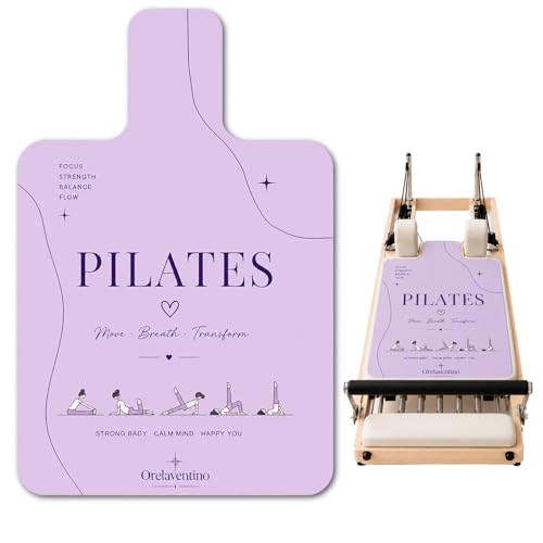 Pilates Reformer Mat, Non Slip Backing Reformer Mat Cover for Pilates Machine, Exercise Mat with Sweat-Wicking Surface, Foldable Pilates Mat Home Gym Yoga Training, 39" x 24" - color: Purple
