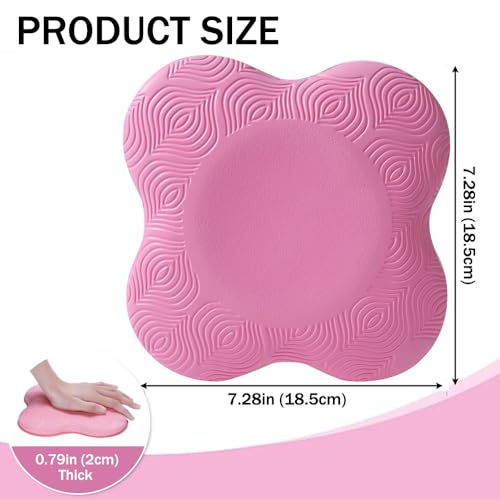 Ouliget Elbow Rest for Nail Tech,Large Wrist Rest Support Cushions,Non-Slip Extra Thick Foam for Elbows Knees Wrist Hands Nail Art Pilates Office,2 Pieces