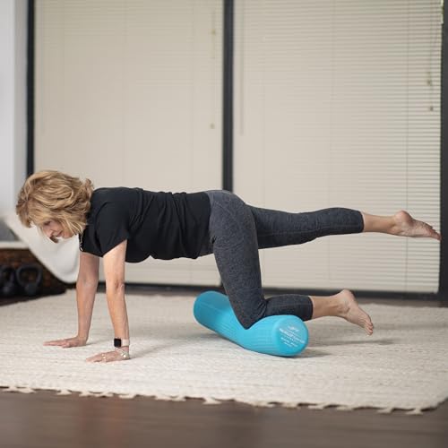 OPTP PRO-Roller Super Soft Density Foam Roller – Round, Light Blue, 36"x 6"