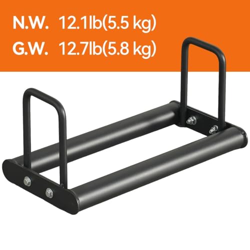 Weight Plate Rack - Modular Olympic Bumper Plate Rack 660 LBS | Heavy-duty welded steel holds up to 660 lbs, anti-pinch wide slots for easy plate changes, modular fit for Olympic bumpers