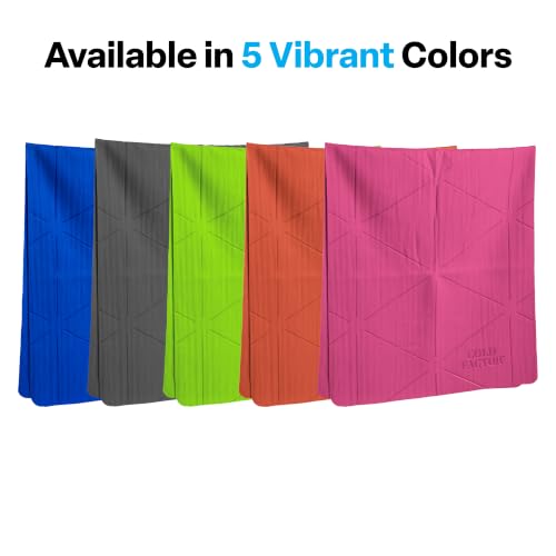 COLD FACTOR Instant PVA Cooling Towels, Cooling Neck Wraps, Blue, 1 Pack - color: Blue