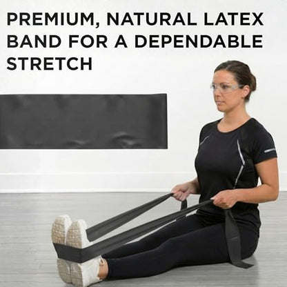 THERABAND Resistance Band, 50-Yard Roll, Latex Elastic Band for Exercise, Stretching, Physical Therapy, Yoga, Pilates, Home Workouts, Cut-to-Length, Color-Coded Levels - color: Black | Special Heavy