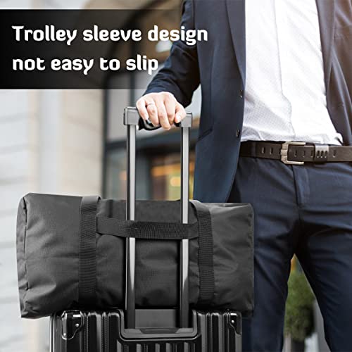 INFANZIA 24in Large Travel Duffel Bag, 600D Water Resistant Foldable, 56L - size: 24x12x12 inch