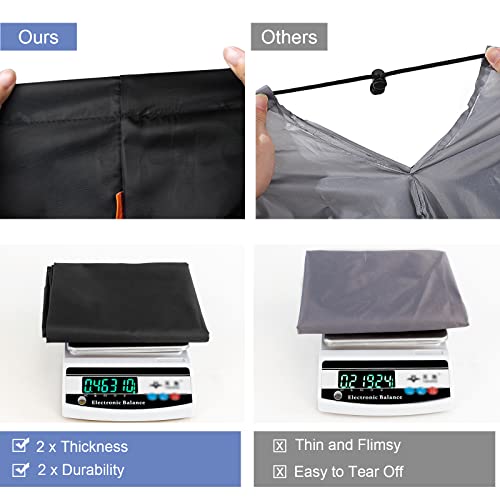 Polecasa Extra Heavy-Duty Laundry Bag with Handles, Black, 28x36" - color: Black, size: 28" x 36" | 1 Pack