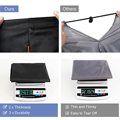 Polecasa Extra Heavy-Duty Laundry Bag with Handles, Black, 28x36" - color: Black, size: 28" x 36" | 1 Pack