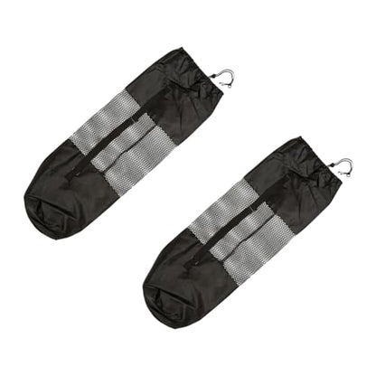 2 Pcs Yoga Mat Mesh Bags Portable Exercise Yoga Mat Carriers Large Yoga Mat Storage Bags with Adjustable Strap