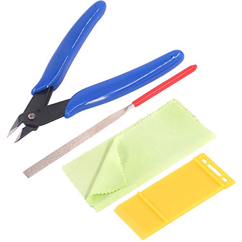 10Pcs Model Tools Craft Set Modeler Building Kit for Basic Model Assembling, Building and Repairing