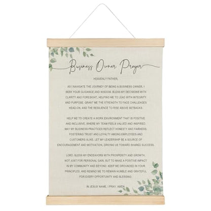 ATBWGT Entrepreneur Prayer Christian Wall Art Decor,12x16 Inch - color: Prayer - Business Owner