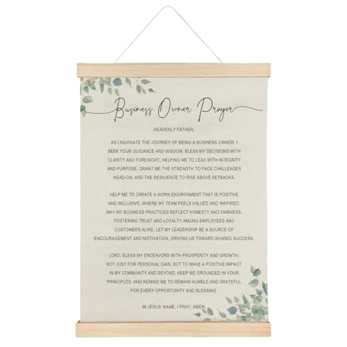 ATBWGT Entrepreneur Prayer Christian Wall Art Decor,12x16 Inch - color: Prayer - Business Owner