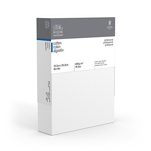 Winsor & Newton Professional Cotton Canvas, 6" x 8" Deep Edge - size: 6" x 8", style: Cotton Deep Edge