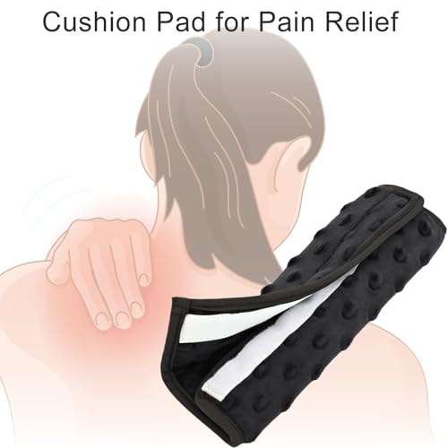 1Pc Arm Sling Padding for Neck Arm Sling Strap Cushion Neck Pad Cushions Shoulder Brace Carry Strap Pads Elbow Wrist Injury Support Strap Padded Women Men Minky Dot Black - color: Minky Dot Black-1pc