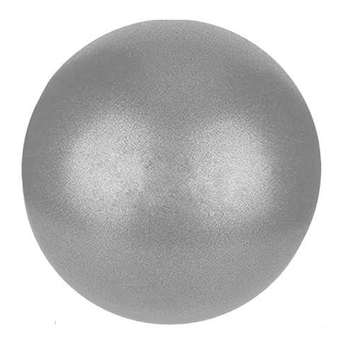 Mini Yoga Balls 6 Inch Exercise Pilates Therapy Balance Micropore Ball Barre Equipment for Home Stability Training Physical Core Training - color: Grey