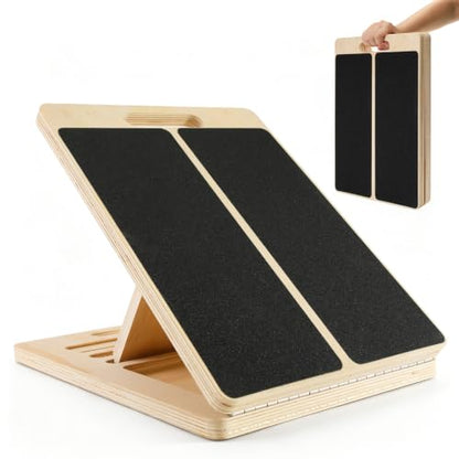 Slant Board, Adjustable Calf Stretch Board for Ankle Mobility