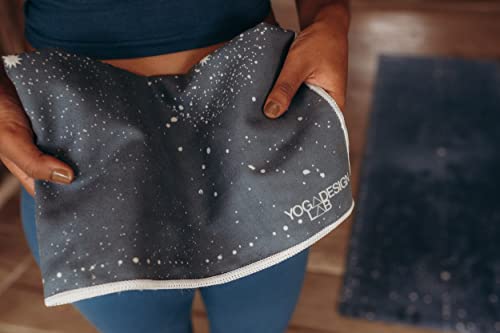 yogadesignlab | THE Hand Towel | Premium Non Slip Hand Towel | Designed in Bali | Colorful Eco Printed + Quick Dry + Soft | Hot Yoga, Bikram, Ashtanga, Sport, Barre, Travel (Celestial) - color: Celestial