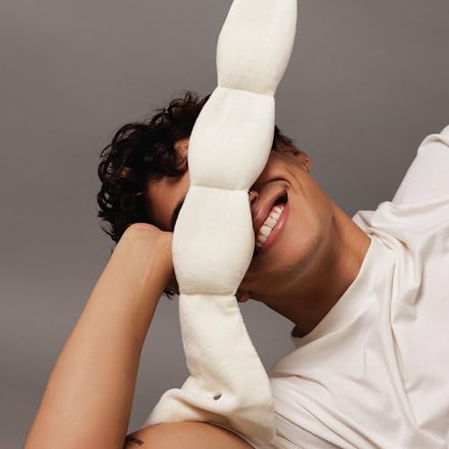 nodpod Patented Gentle Pressure Sleep Mask, Weighted Eye Mask | Patented Light Blocking Design for Sleeping, Travel & Relaxation, Bead Filled, Machine Washable, BPA-Free, Bone - color: Bone Cotton