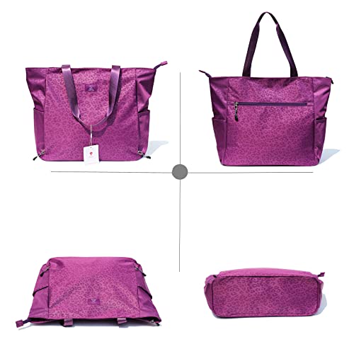 ESVAN Yoga Mat Bag Yoga Tote Carrier Shoulder Bag Carryall Tote for Office,Yoga,Pilates,Travel,Beach and Gym - color: K