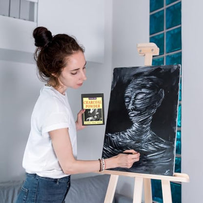 Premium Charcoal Powder for Drawing and Art, Drawing Charcoal for Sketching, Shading, Blending with Beginners & Pro Artists - 4 Ounces - size: 4 Ounces
