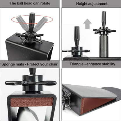 Mannequin Clamp Stand for Chair for Hairdresser Styling with Clamp stand (2 Pack) - color: 2 Pack