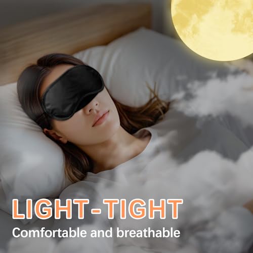 20 Pcs Eye Mask Sleep Masks Bulk Blindfolds for Party Games with Nose Pad and Adjustable Strap for Women Men 4 Layers Black Blind fold Sleeping Mask for Team Building Game - color: Black, 20 Pcs