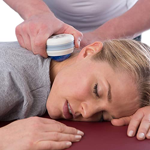 Body Back Massage Roller Ball - Body & Neck Massager for Muscle Recovery - color: Silver