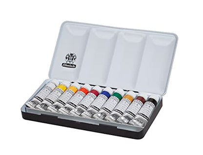 Schmincke - HORADAM® Gouache, 10 x 0,51 fl oz / 15 ml tubes, 72 701 097, 10 finest gouache colors in a metal box, highest concentration of pigments