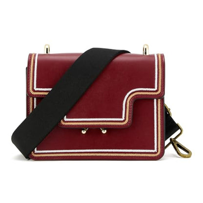 ZOOEASS Wide Shoulder Strap (Solid),Adjustable Replacement Belt Crossbody Canvas Bag Handbag - color: Bronze Buckles-black
