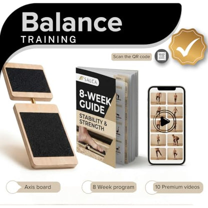 Slant Board for Adults & Ankle Board - Portable Velour Board for Squats, & Lower Body Training