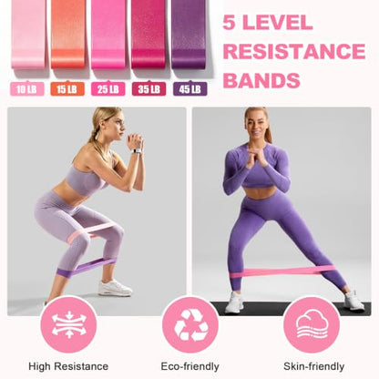 Pilates Ring Set for Home Workout -13'' Magic Circle and Ball