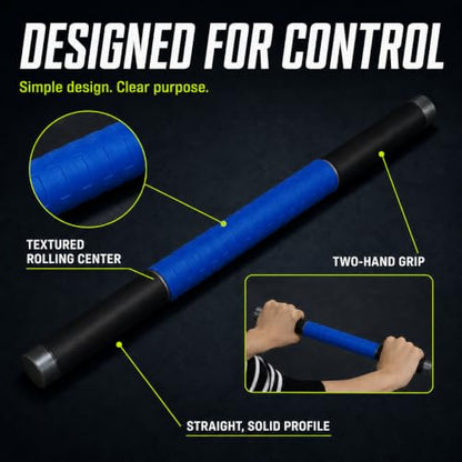 Muscle Roller Massage Stick for Legs Massager Roller-Calf Roller Deep Tissue Release Muscle Soreness, Trigger Points for Legs, Neck, Calves, Thighs, Shins, Back (Blue) - color: Blue