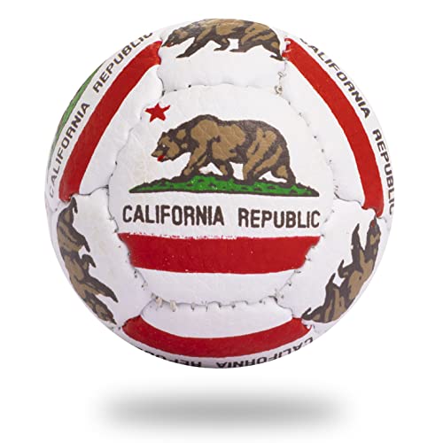 Soft Practice Lacrosse Balls,1, 2, 3, 6, 12, 24, 36, 60, & 120 Packs - Same Weight & Size as a Regulation Lacrosse Balls, Great for Indoor & Outdoor Practices, Less Bounce & Minimal Rebounds - color: 캘리포니아 국기, size: 1팩