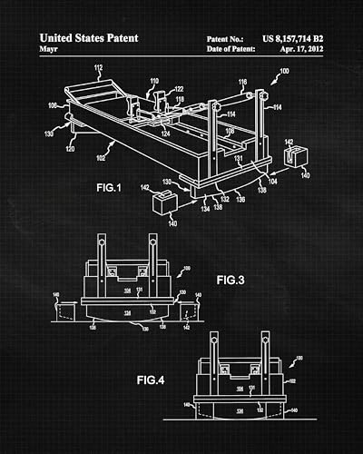 STARS BY NATURE Classic Pilates Machines Patent Prints - color: Black