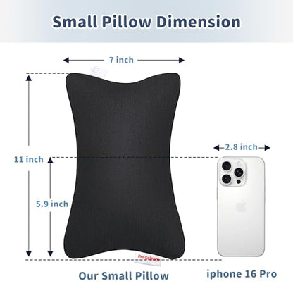 Pro Goleem Small Pillow, 11"x7"x2.5"(Black) - color: Black