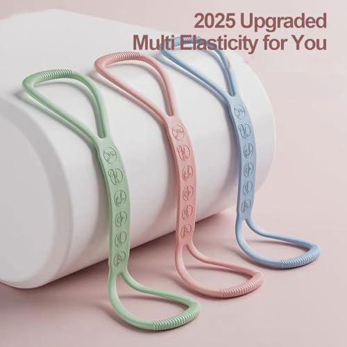 2026 Upgraded Figure 8 Resistance Band for Physical Therapy, Shoulder Back Arm Exercise Bands, 3 Resistance Levels for 15 25 35lb for Kids Adult Elderly - color: 35LB Green