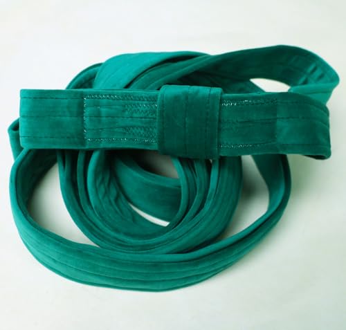 6.6ft 2m Aerial Loops Aerial Straps Ropes Aerial Acrobatics Body Loop Trapeze Circus Apparatuses Equipment Yoga Straps 1 pairs - color: Dark Green