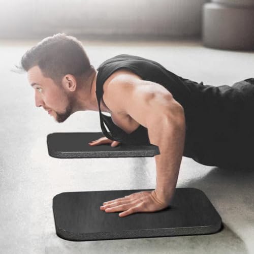Yoga Knee Pad Cushion Exercise Knee Pad Rectangle Kneeling Pads Yogas Props and Accessories for Pain Free Knees, Elbows, Wrists and Back, Workout Mats for Home Gym, Pilates,
