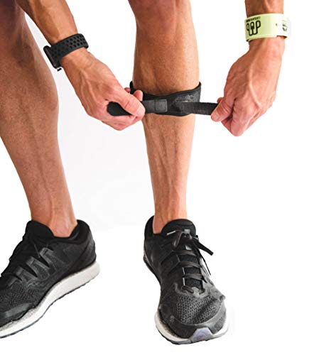 Calf & Shin Supports, Shin Splint Brace | Adjustable Neoprene Shin Splint & Leg Compression Support Strap | for Strains, Injuries, Pain - size: Large (1 Strap)