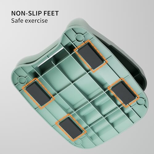 PROIRON Slant Board, Adjustable Calf Stretch Board, Thick Heel Pad for Comfort Stretching, Calf Stretcher Incline Board, Anti Slip Surface & Base for Safe Exercise, Ankle Heel Mobility, 10"x10" - color: Green