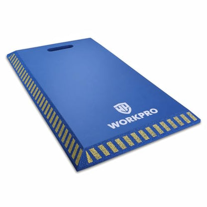 WORKPRO Extra Thick Kneeling Pad, Blue, 28 x 16 x 1.2in | Soft NBR Foam Knee Cushioning, Extra Large Foam Kneeler Mat, Suitable for Auto-Repair, Gardening, Workout Supplies - color: Blue
