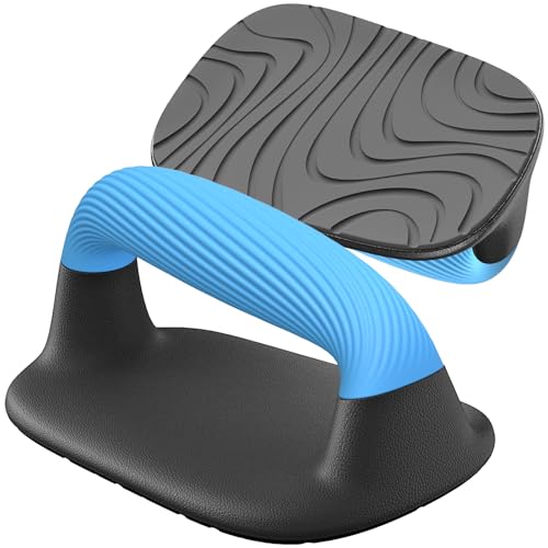Kipika Push Up Bars, Pushup Stands, Anti-Slip Soft Plastic Push Up Handles, Bottom Anti-Slip Pad, Strength Training Equipment, Perfect for Floor Workout Exercise - color: D: Black & Blue