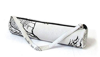 INDIAN CRAFT CASTLE ICC Yoga Mat Bag Carrier Full-Zip Exercise Yoga Mat Carry Bag for Women Men with Multi-Functional Storage Pockets and Adjustable Shoulder Strap 26X6 Inches - style: Black and White Tree